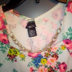 Floral print dress